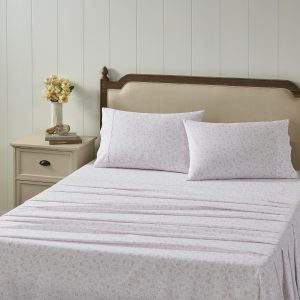 Campion Pink Sheet Set by Laura Ashley