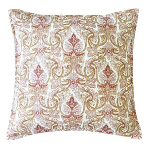 Brideford Paisley Peony Pink cushion by Laura Ashley