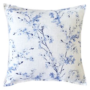 Forsythia Sky Blue cushion by Laura Ashley