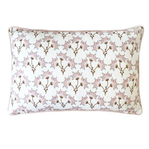 Lington Spray Peony Pink cushion by Laura Ashley