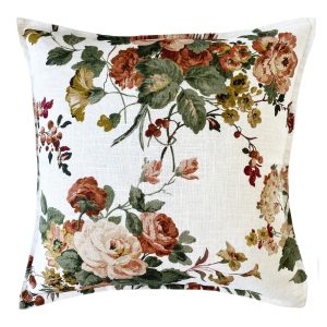 Rosemore Hedgerow Green cushion by Laura Ashley